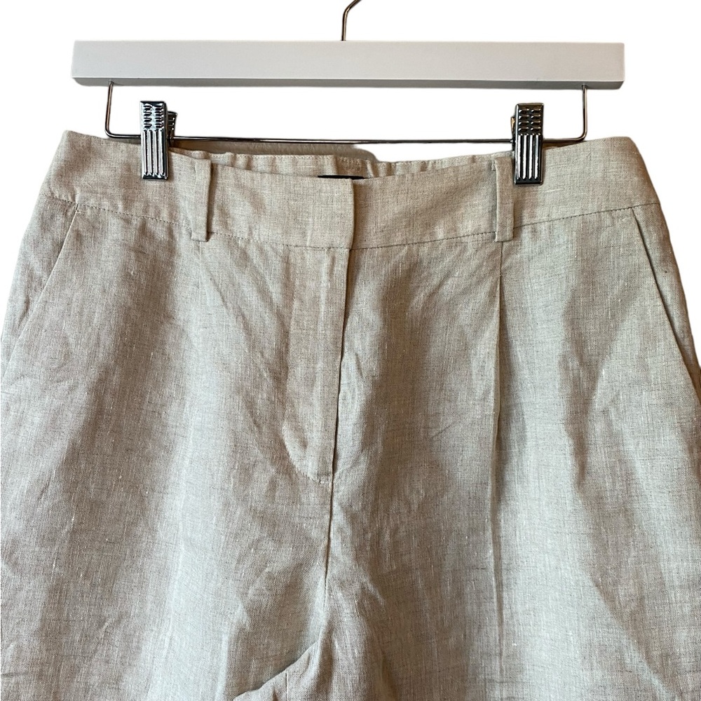 Talbots Bristol Crop Pants Beige Size 6P - Picture 3 of 8